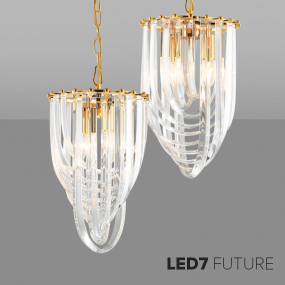 Loft Industry Modern - Spray V2 Chandelier